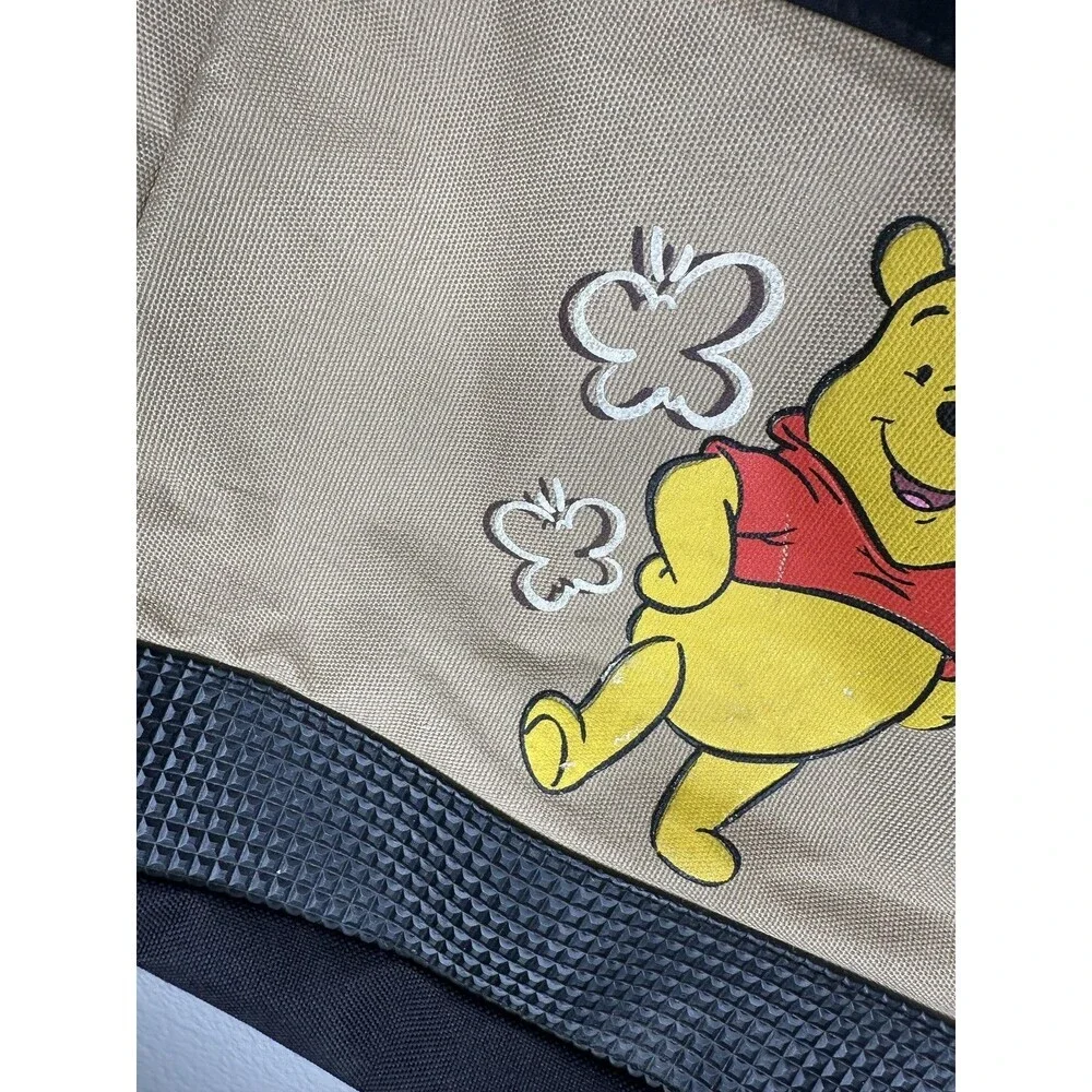 Winnie The Pooh Beige Backpack Soft Case Adjustable Straps Girls Daypack School
